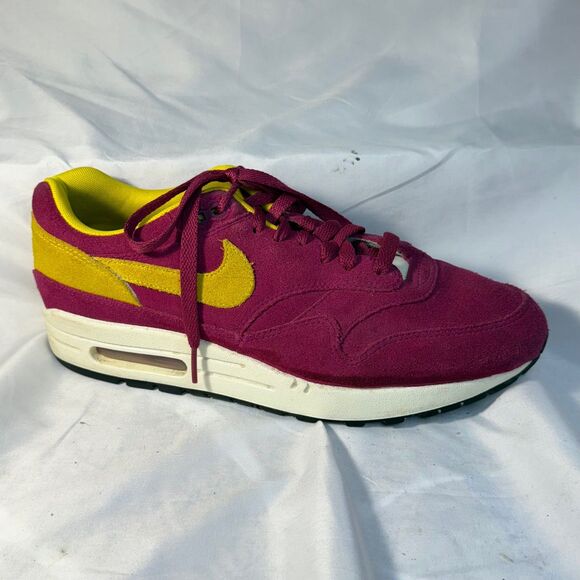 DS New Nike Air Max 1 Premium Dynamic Berry 2016  Size 9 Authentic Pink Trainer - Picture 8 of 10